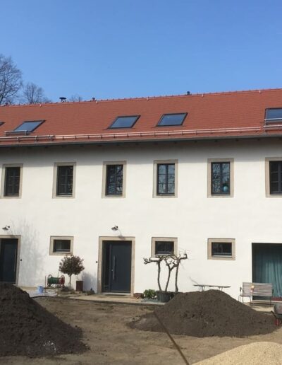 Biberschwanzdoppeldeckung naturrot